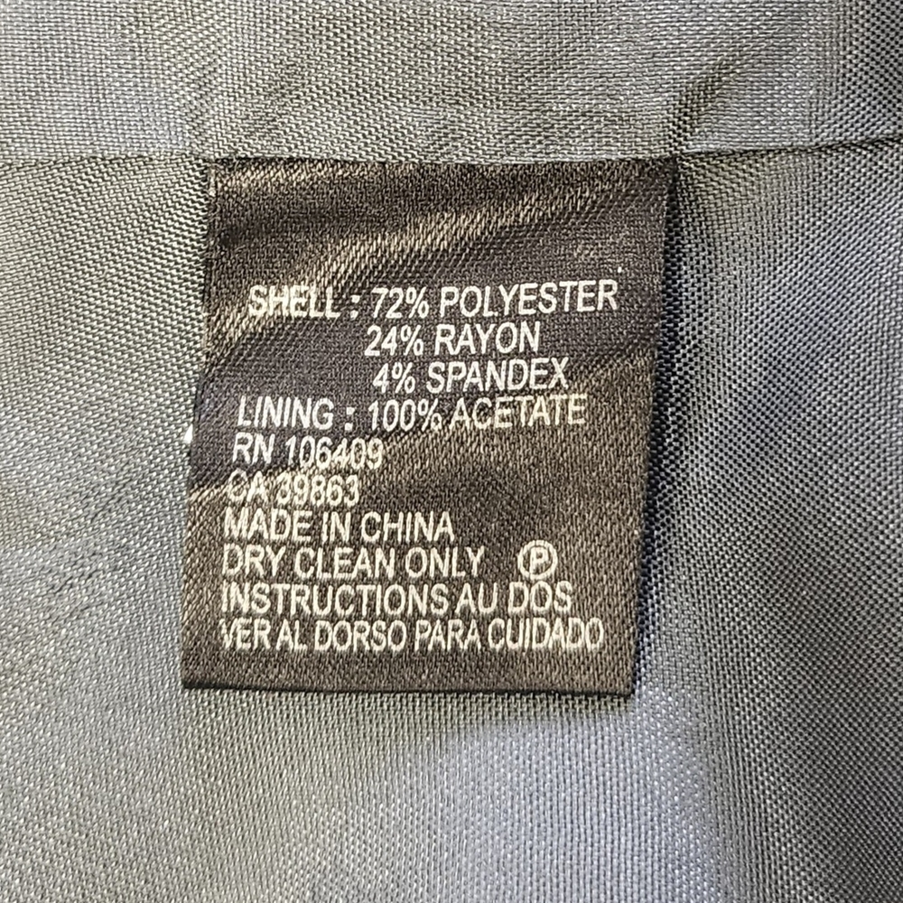 Tahari ASL Women's Gray Blazer Size 12 - Picture 4 of 5